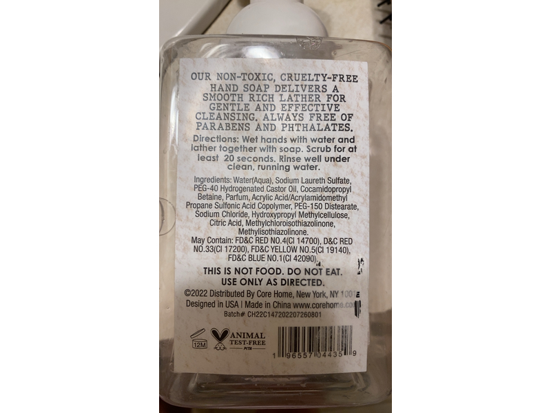 Maison De Base Foaming Hand Soap, Honey Blossom, 16.9 fl oz/500 mL