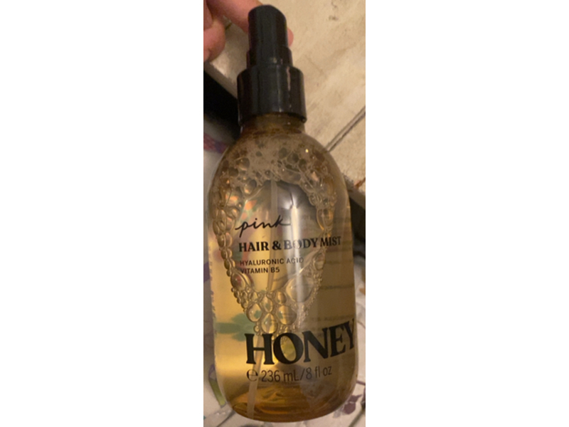 Pink Hair & Body Mist, Honey , 8 fl oz/236 mL