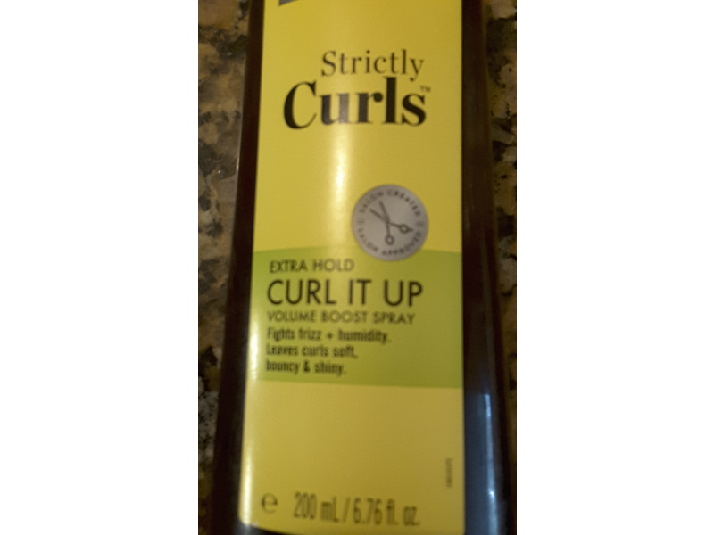 Marc Anthony Strictly Curls Curl It Up Volume Boost Spray, Extra Hold, 6.76 fl oz/200 mL, Pack Of 3
