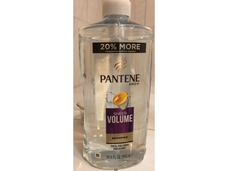 Pantene Sheer Volume Shampoo, 30.4 fl oz / 900 ml