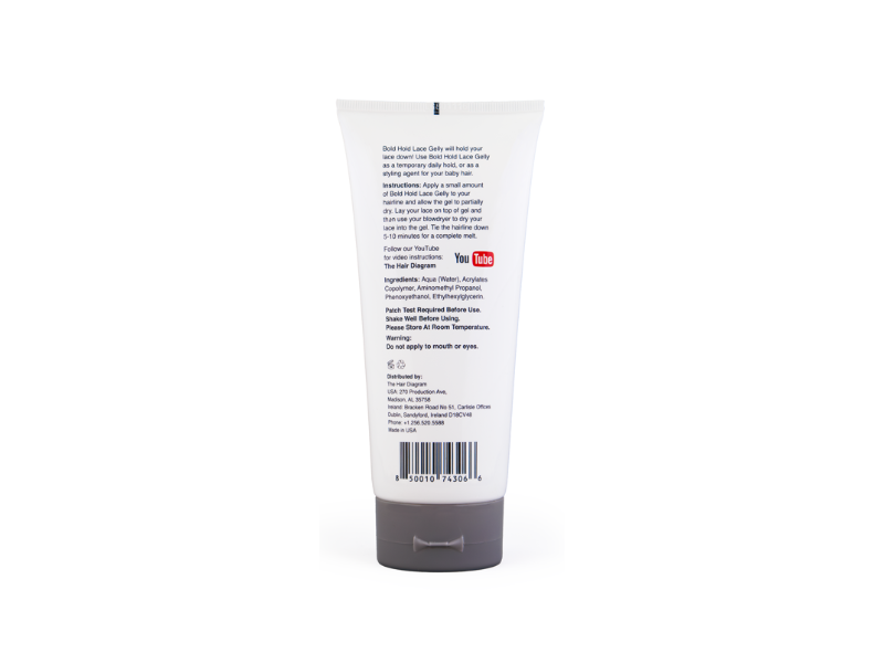 The Hair Diagram Bold Hold Lace Gelly, 6 fl oz/170 mL