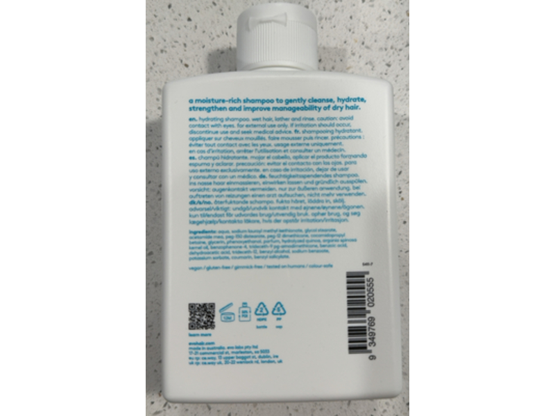 Evo The Therapist Hydrating Shampoo, 10.1 fl oz/300 mL