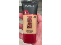 L'Oreal Paris Infallible Pro-Matte Foundation Makeup, Natural Buff, 1 fl oz/30 mL - thumbnail 4