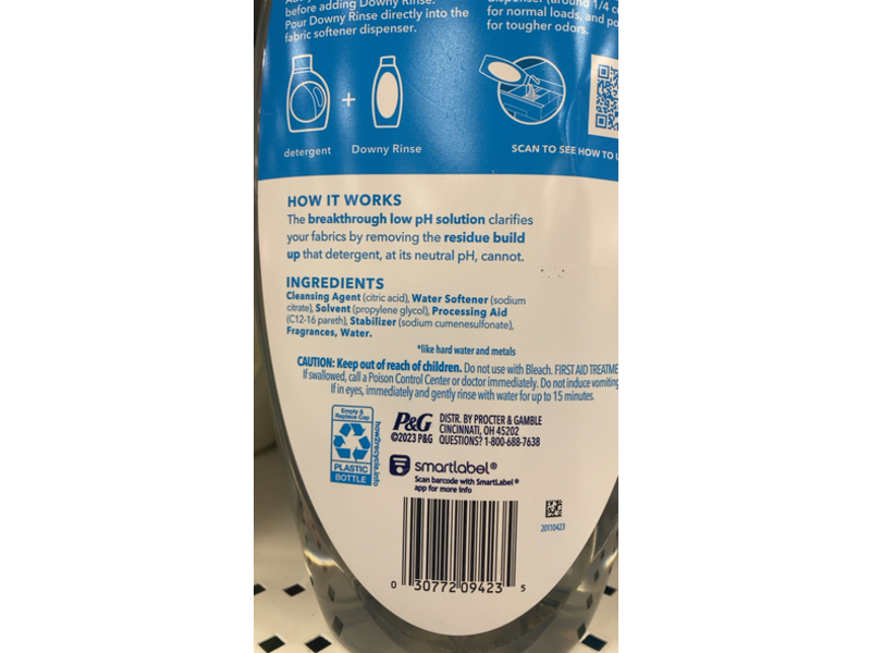 Downy Fabric Rinse & Refresh Mist, Ocean Mist, 48 fl oz/1.43 L