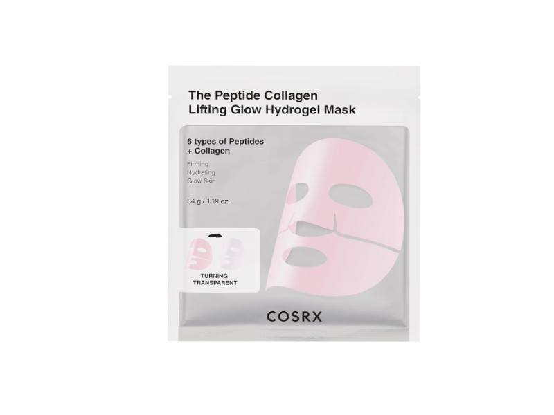 Cosrx The Peptide Collagen Lifting Glow Hydrogel Mask, 1.19 oz/34 g