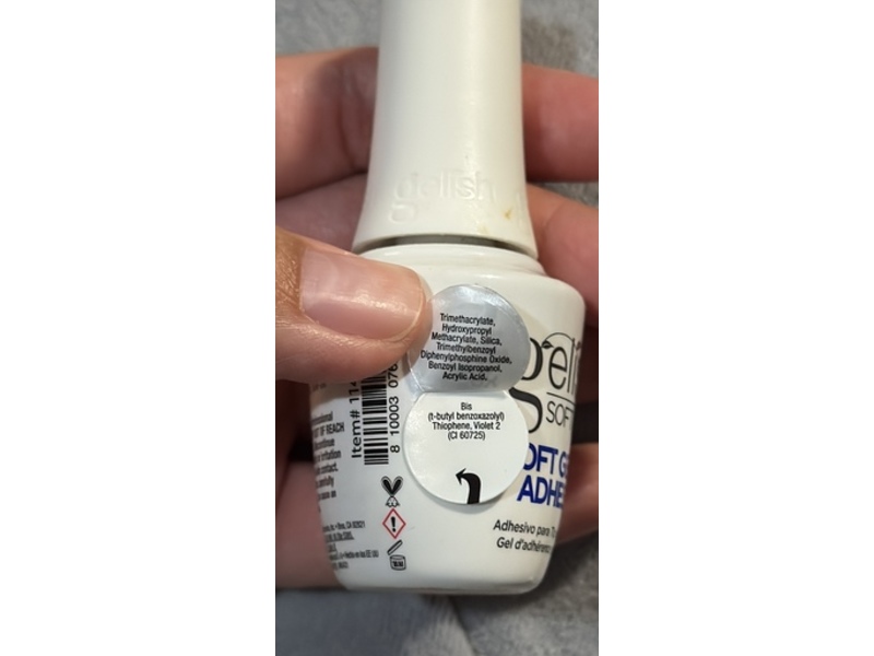 Gelish Soft Gel Tip Adhesive, 0.5 fl oz/15 mL