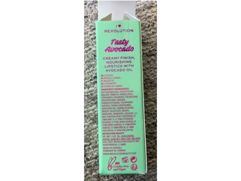 I Heart Revolution Tasty Avocado Lipstick, Brunch, 3 g