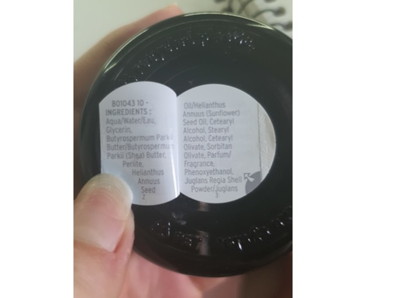 The Body Shop Cream Body Scrub, Avocado, 1.4 oz/42 g