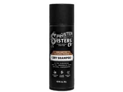 Spinster Sisters Co Dry Shampoo, Brunette & Dark Tones, 0.3 oz/85 g