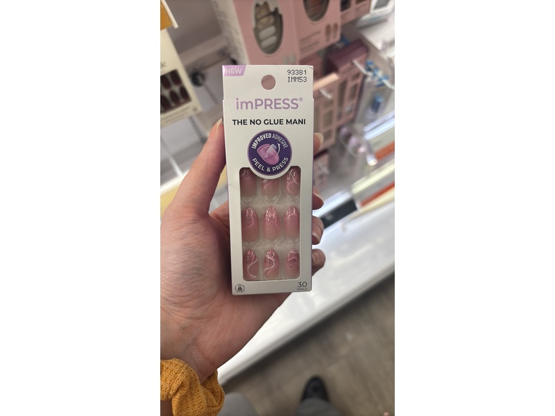 Impress Design The No Glue Mani Press On Nail, Wild Venus, 30 Count