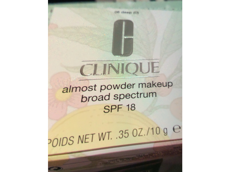 Clinique Almost Powder Makeup, 06 Deep, SPF 18, 0.35 oz/10 g