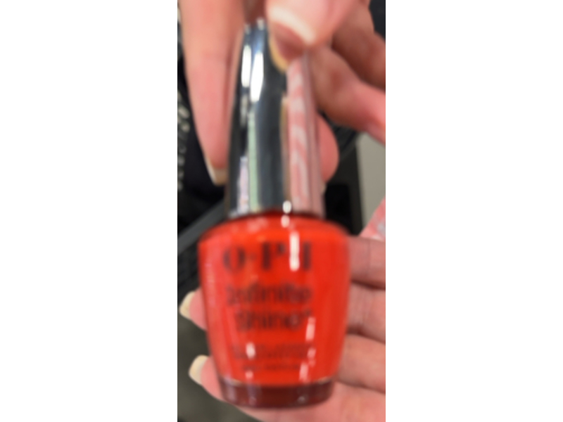 O.P.I Infinite Shine Gel-Like Lacquer, Knock 'Em Red, 0.5 fl oz/15 mL