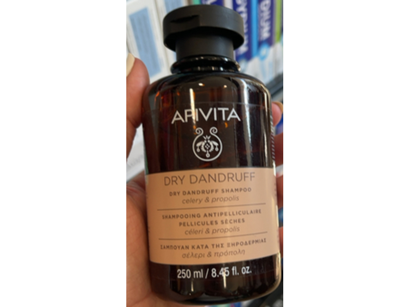 Apivita Dry Dandruff Shampoo, 8.45 fl.oz/250 mL