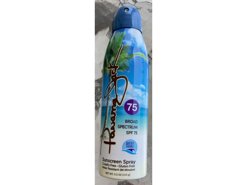 Panama Jack Sunscreen Spray, SPF 75, 5.5 oz/155 g
