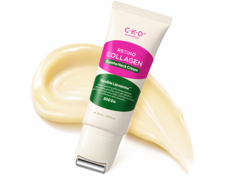 CKD Guasha Neck Cream, Retinal Collagen, 1.69 fl oz/50 mL