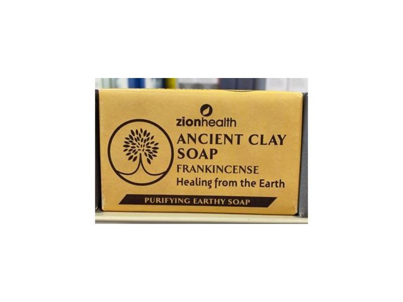 Zion Health Ancient Clay Soap, Frankincense, 6 oz/170 g