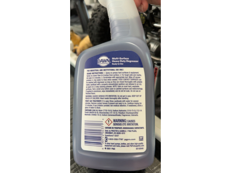 Dawn Professional Multi-Surface Heavy Duty Degreaser, Fresh Scent, 32 fl oz/946 mL, Pack Of 6