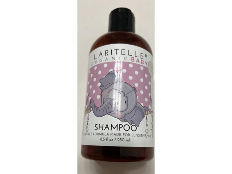 Laritelle Organic Baby Shampoo, Unscented, 8.5 fl oz/250 mL