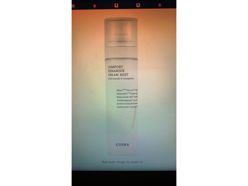 Cosrx Comfort Ceramide Cream Mist, Ceramide - 6, 4.05 fl oz/120 mL