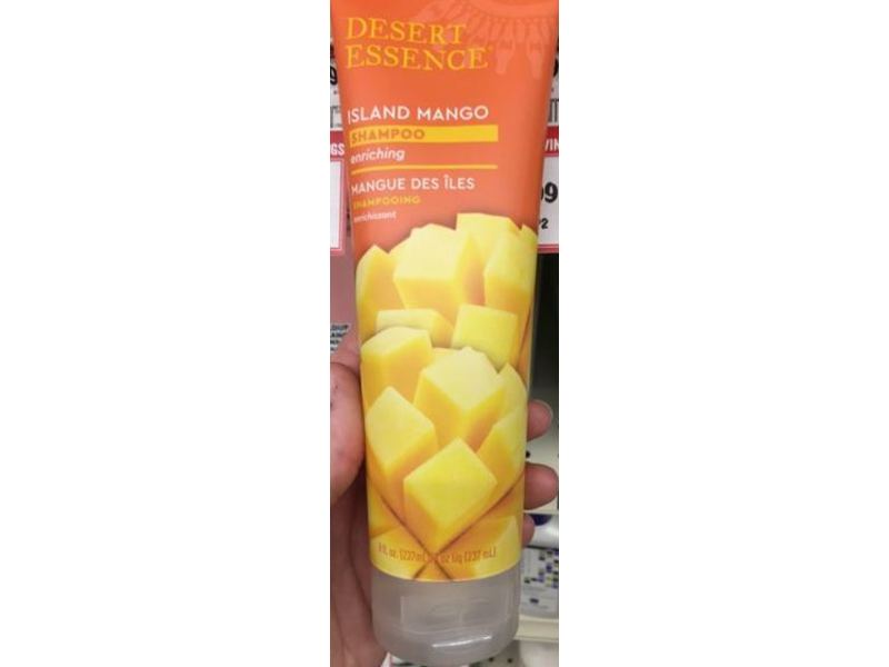 Desert Essence Island Mango Shampoo, 8 fl oz/237 mL