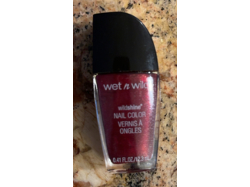 Wet N Wild Wild Shine Nail Color, Burgundy Frost, 0.41 fl oz/12.3 mL