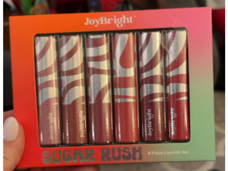 Sugar Rush Joy Bright Lipstick Set, 0.07 oz/2.2 g, 6 Count