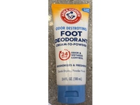 Arm & Hammer Odor Destroying Foot Deodorant Cream To Powder, Fresh Scent, 3.4 fl oz/100 mL - Image 3