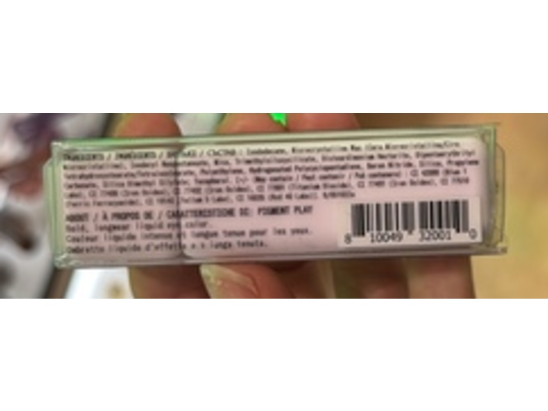 About Face Matte Fluid Eye Paint, White Noise, 0.15 fl oz/45 mL