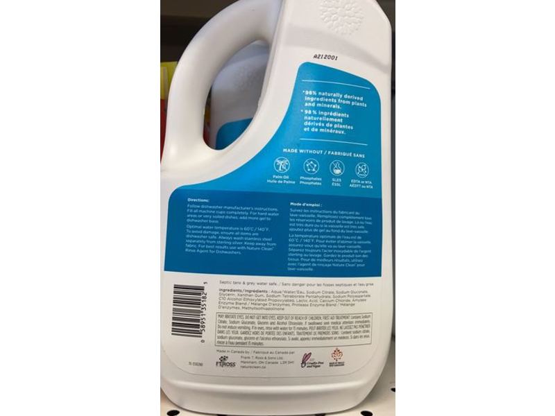 Nature Clean Dishwasher Gel, 61 fl oz/1.8 L