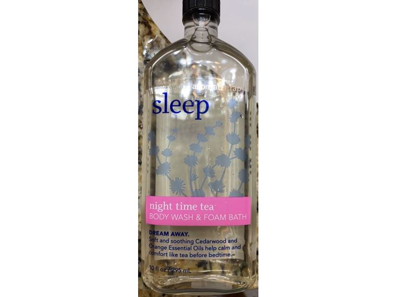 Bath & Body Works Aromatherapy Night Time Tea Body Wash & Foam Bath, Dream Away, 10 fl oz