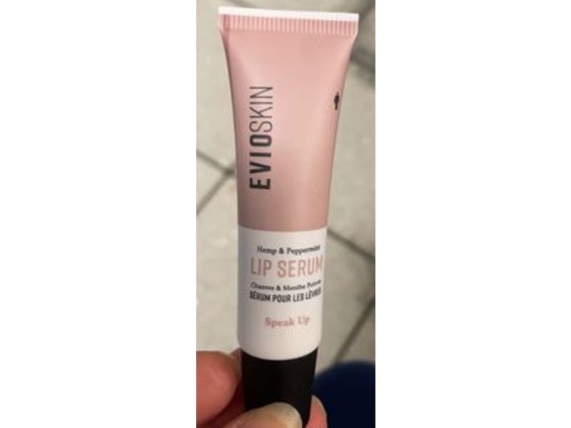 Evio Beauty Lip Serum, Hemp & Peppermint, Speak Up, 0.34 fl oz/10 mL