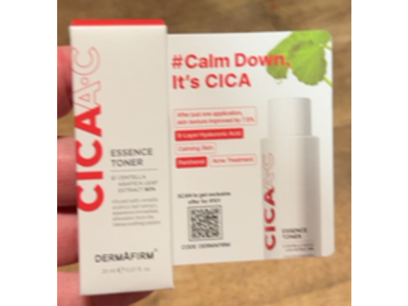Dermafirm Cica Ac Essence Toner, 0.67 fl oz/20 mL