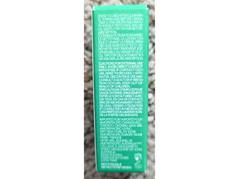 Innisfree Enzyme Brightening Facial Serum, Green Tea + Vitamin C, 0.23 fl oz/7 mL