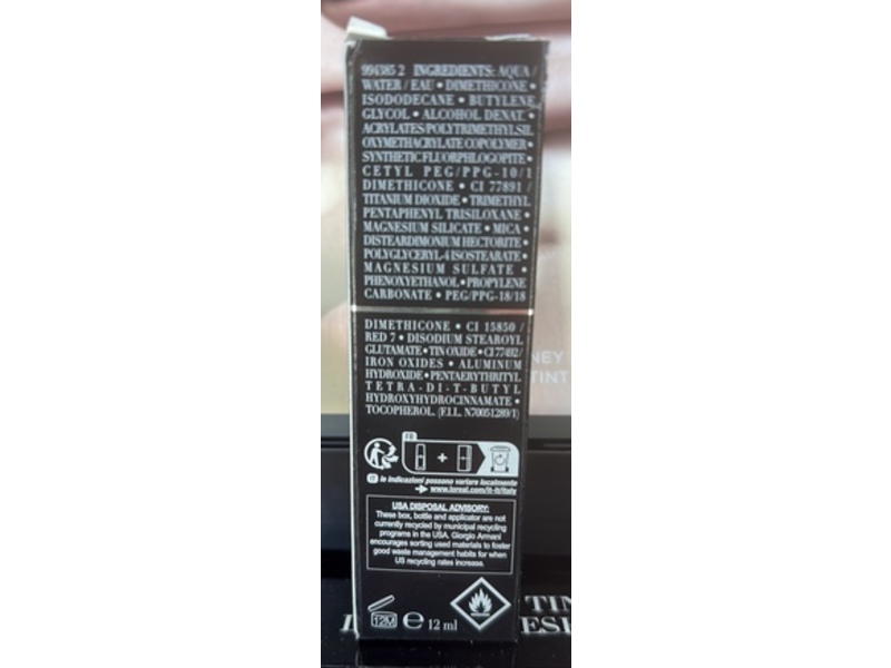 Giorgio Armani Luminous Silk, Cheek Tint Shine, 53S Cosmic Pink, 0.40 fl oz/12 mL