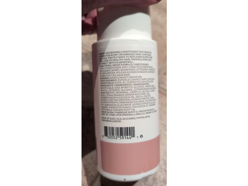 Freewill Restorative Repair Conditioner, 8.5 fl oz/250 mL