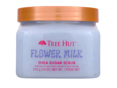 Tree Hut Shea Sugar Scrub, Flower Milk, 18 oz/510 g