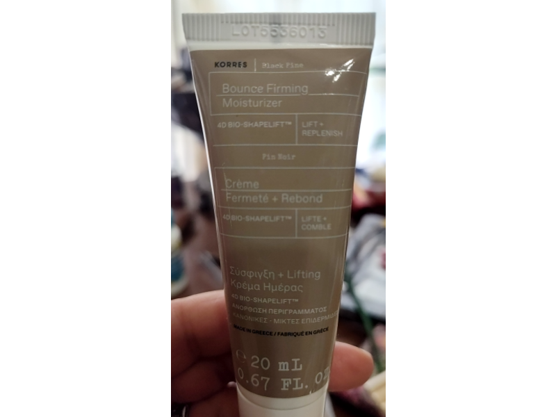 Korres Black Pine Bounce Firming Moisturizer, 0.67 fl oz/20 mL