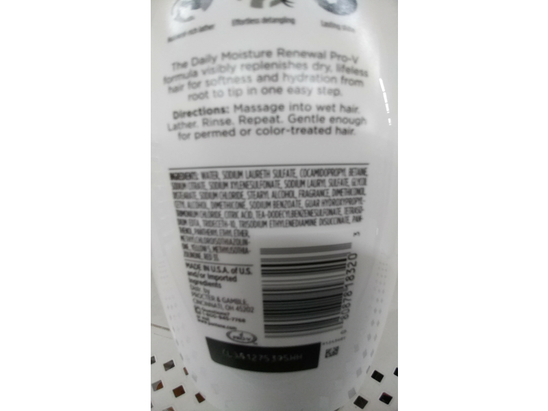 Pantene Pro-V Daily Moisture Renewal 2 In 1 Shampoo & Conditioner, 30.4 fl oz/900 mL