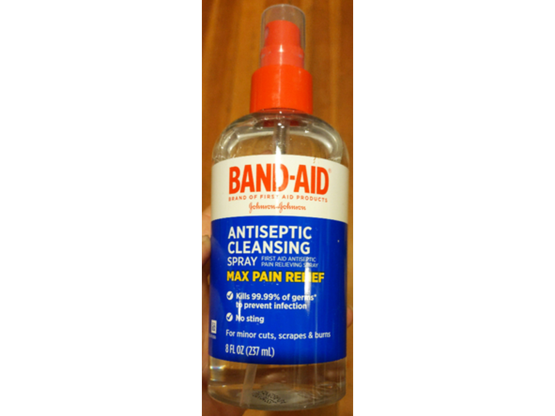 Band-Aid Antiseptic Cleansing Spray, 8 fl oz/237 mL