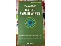Purelid Eyelid Wipes, Tea Tree, 100 Count - thumbnail 2