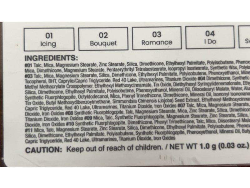 Joah Color Haul Eyeshadow Palette, Jet 02 First Dance, 0.03 oz/1 g