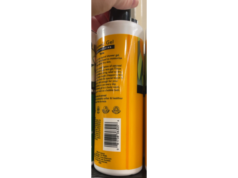 Shikai Moisturizing Shower Gel, Aloe & Oatmeal, 12 fl oz/355 mL, Pack Of 3