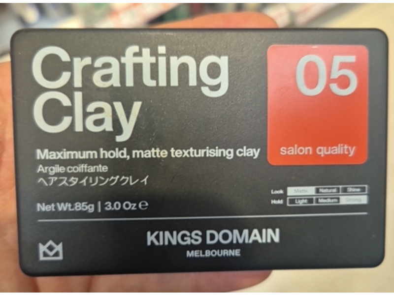 Kings Domain Crafting Clay, Maximum Hold, 3.0 oz/85 g
