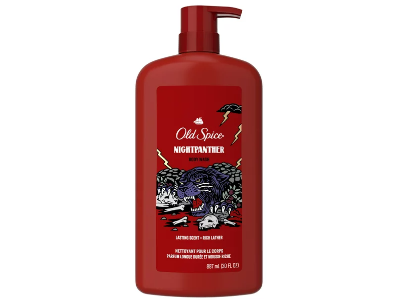 Old Spice Body Wash, NightPanther Scent, 30 fl oz/887 mL