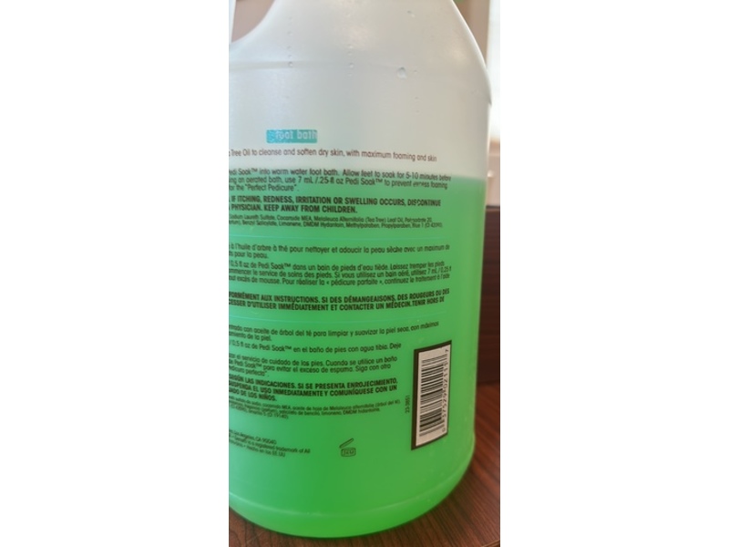 Gena Pedi Soak Foot Bath, Tea Tree Oil, 3.785 L