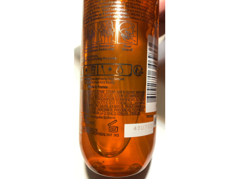 Biotherm Biosource Total Renew Self-Foaming Oil, 6.76 fl oz/200 mL