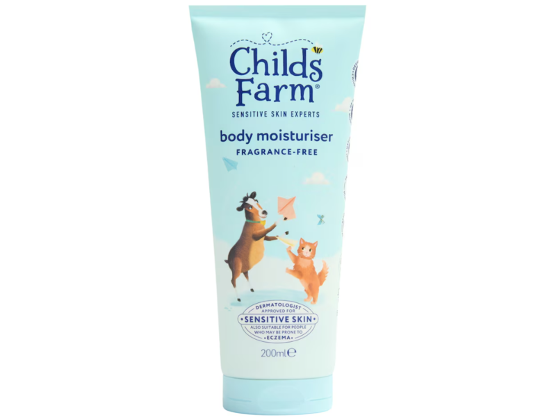 Childs Farm Body Moisturiser, Fragrance Free, 200 mL