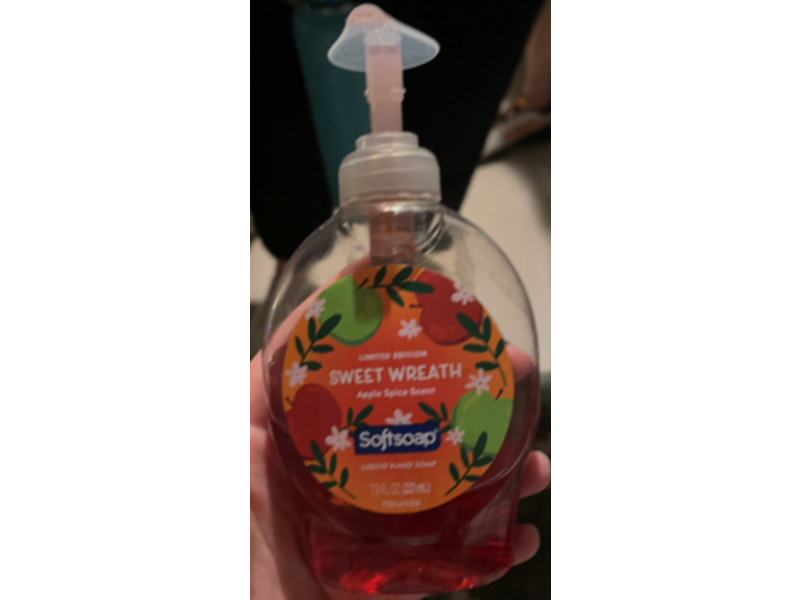 Softsoap Sweet Wreath Liquid Hand Soap, Apple Spice Scent, 7.5 fl oz/221 mL