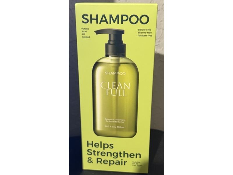 CleanFull Botanical Treatment Professional Series Shampoo, 10.1 fl oz/300 mL