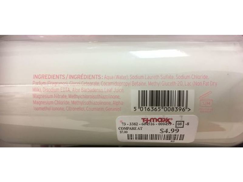 The Scottish Fine Soaps Company Au Lait Rose Cream Hand Wash 17.5 fl oz/500 mL